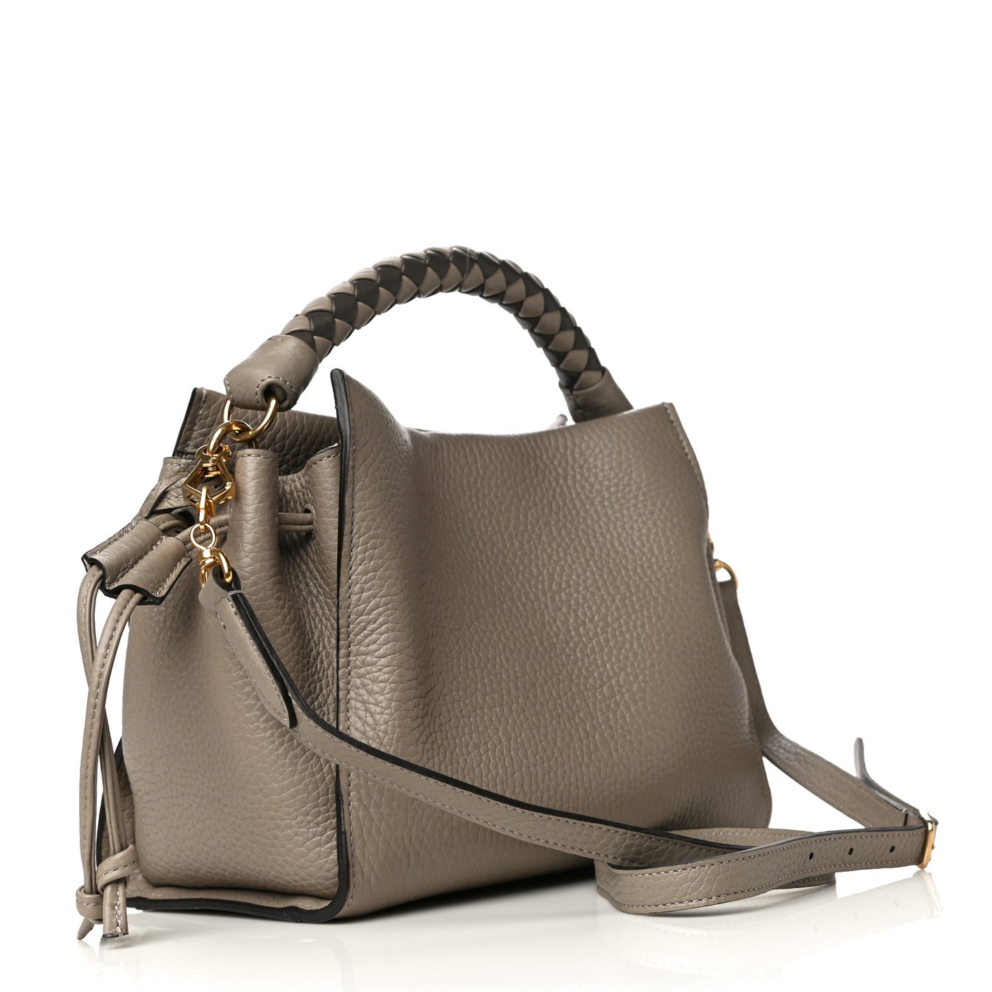 Heavy Grain Small Iris Tote Solid Grey
