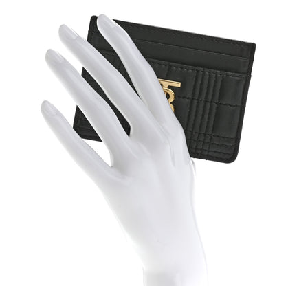 Burberry Lambskin Quilted Small Lola Card Holder Black 2 of 12