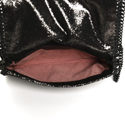 Stella McCartney Chamois Shiny Dotted Falabella Crossbody Black 4 of 8