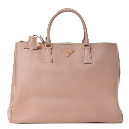 Prada Saffiano Lux Extra Large Galleria Double Zip Tote Cammeo 1 of 20
