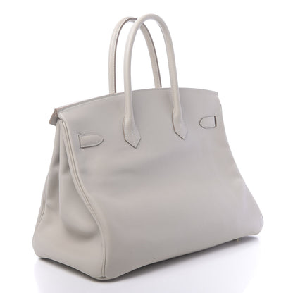 Hermes Swift Birkin 35 Gris Perle 3 of 10