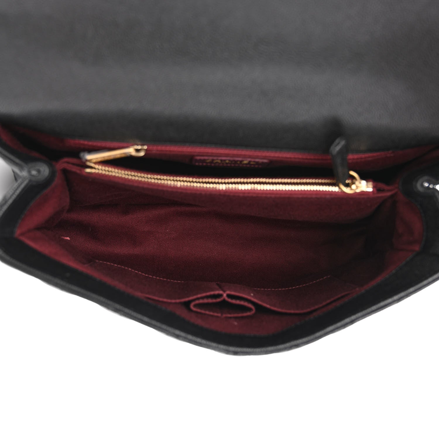 Chanel Caviar Quilted Medium Coco Handle Flap Black 5 of 11