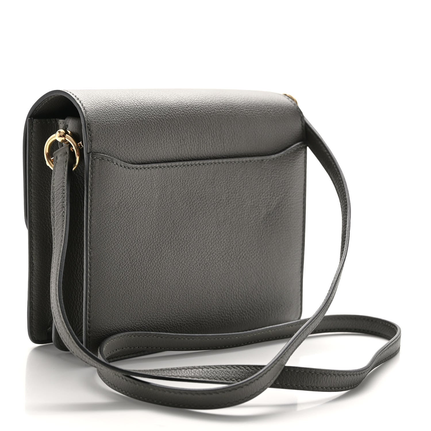 Hermes Evercolor Mini Sac Roulis Vert De Gris 3 of 10