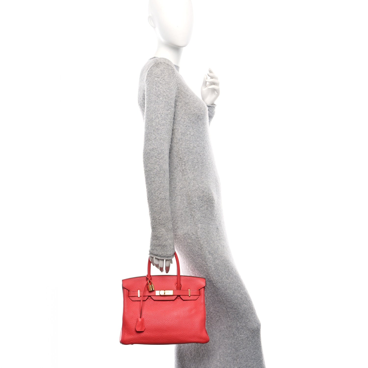 Hermes Togo Birkin 30 Rouge Pivoine 2 of 10