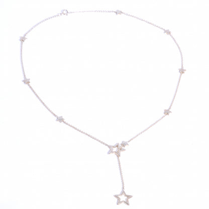 Tiffany Sterling Silver Star Lariat Necklace 3 of 5