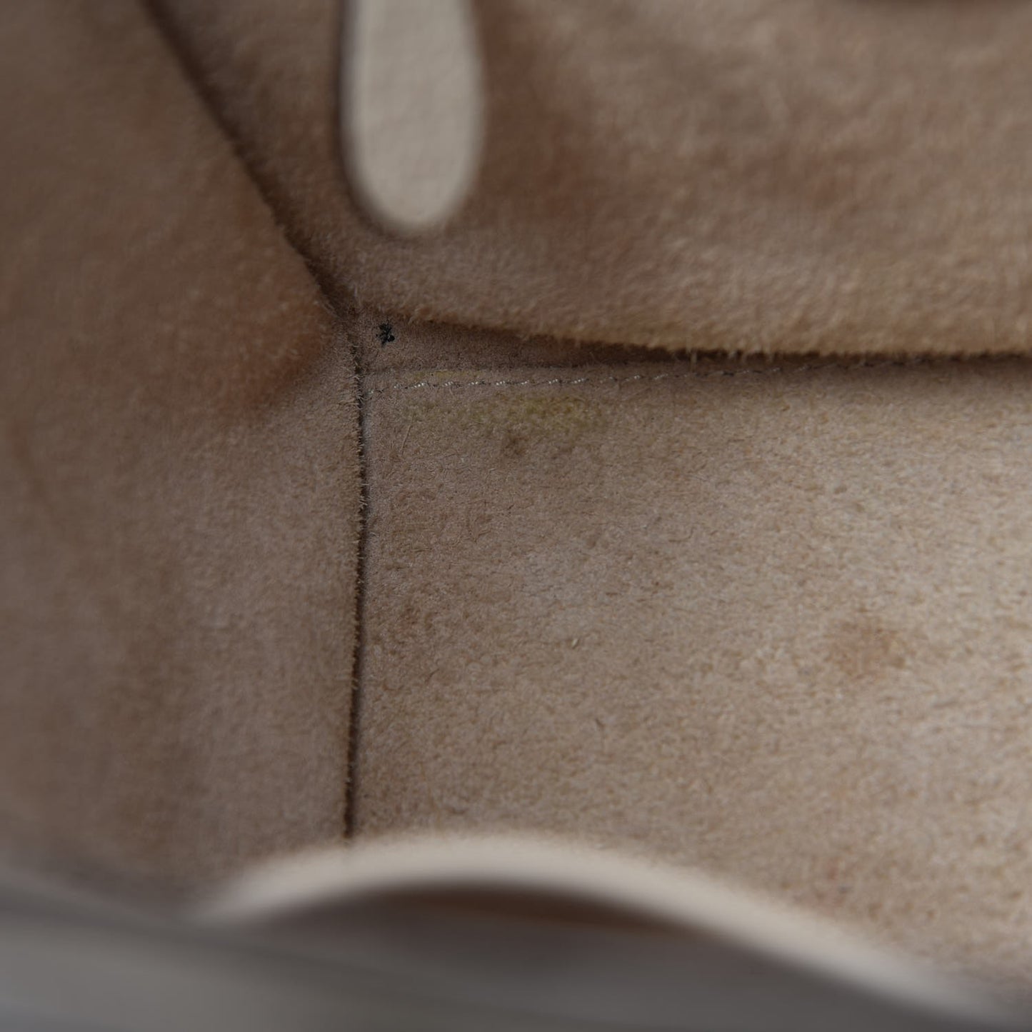 Drummed Calfskin Micro Luggage Dune