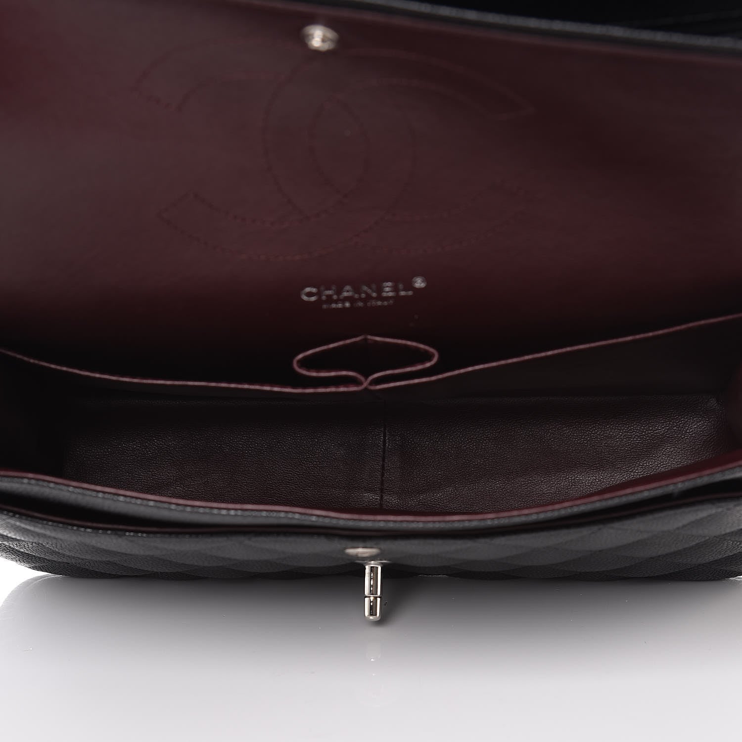 Chanel Caviar Quilted Jumbo Double Flap Black 5 of 8