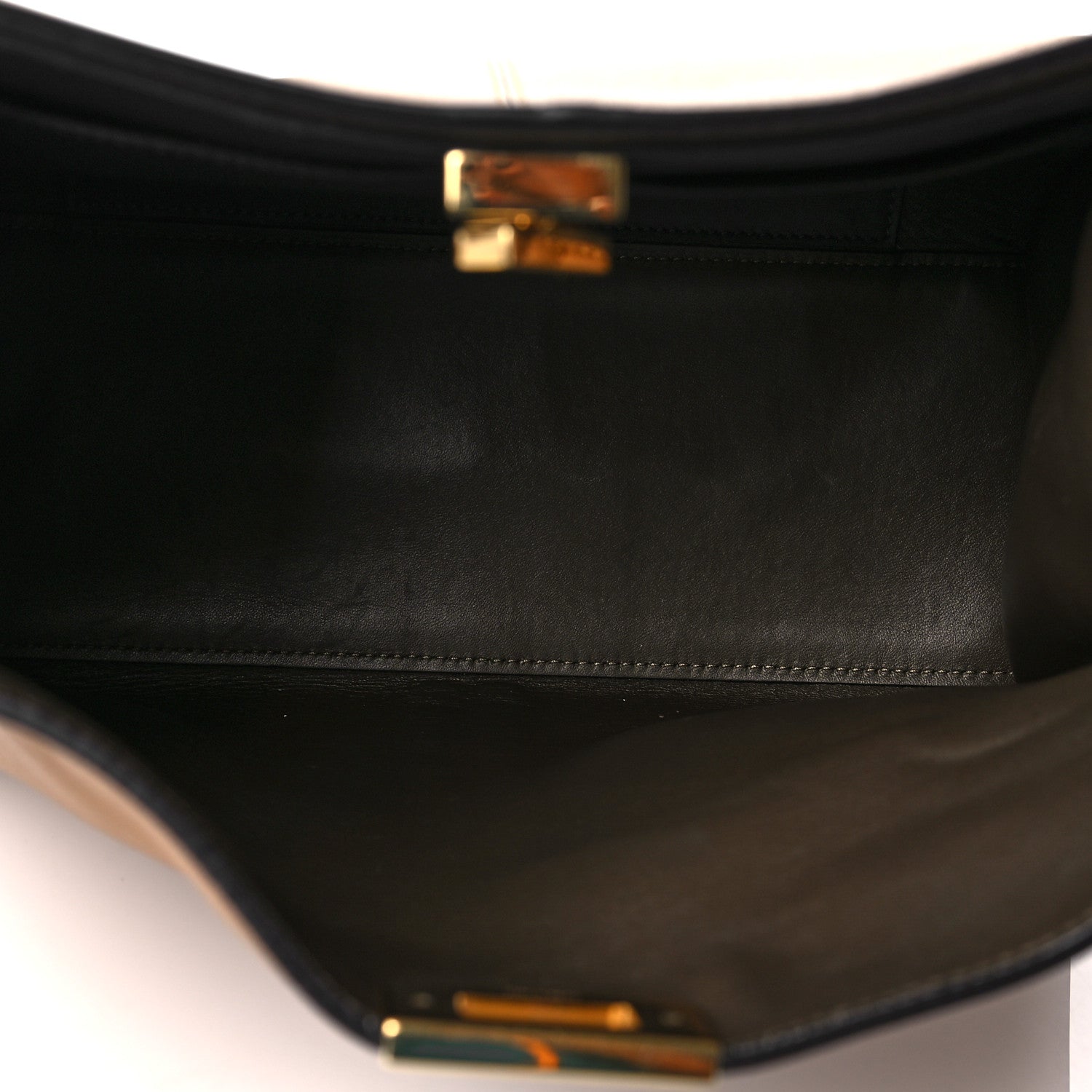 Fendi Vitello Seta Century Medium Peekaboo X-Lite Nocciola Notte 5 of 8