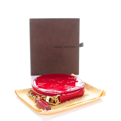 Louis Vuitton Vernis Chapeau Coin Purse Pomme D'Amour 4 of 7