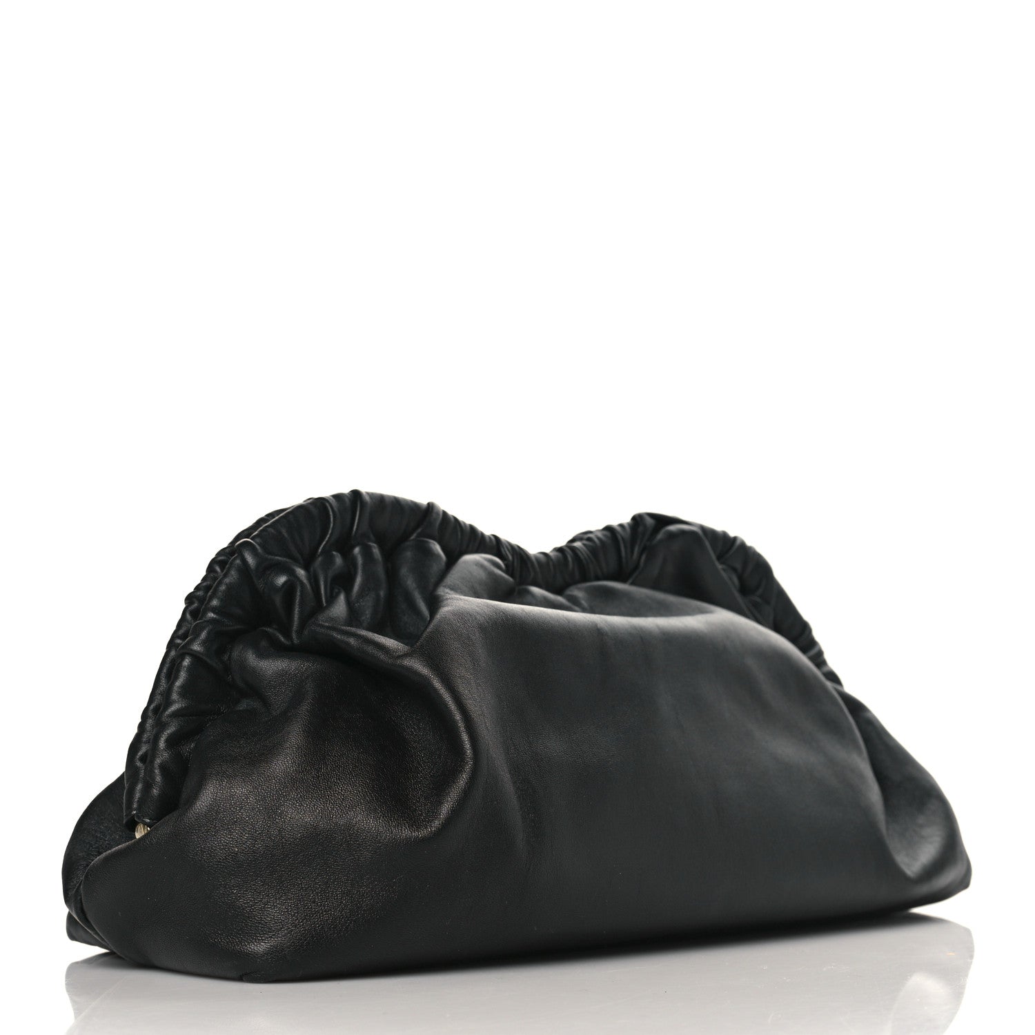Mansur Gavriel Lambskin Cloud Clutch Black Flamma 4 of 10