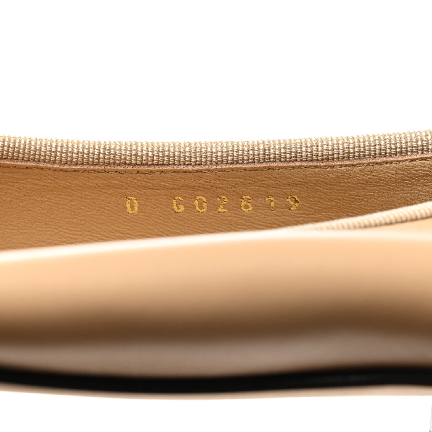 Chanel Lambskin Cap Toe CC Ballerina Flats 40 Beige Black 6 of 9