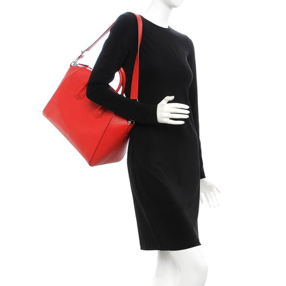 Givenchy Sugar Goatskin Medium Antigona Red 2 of 16