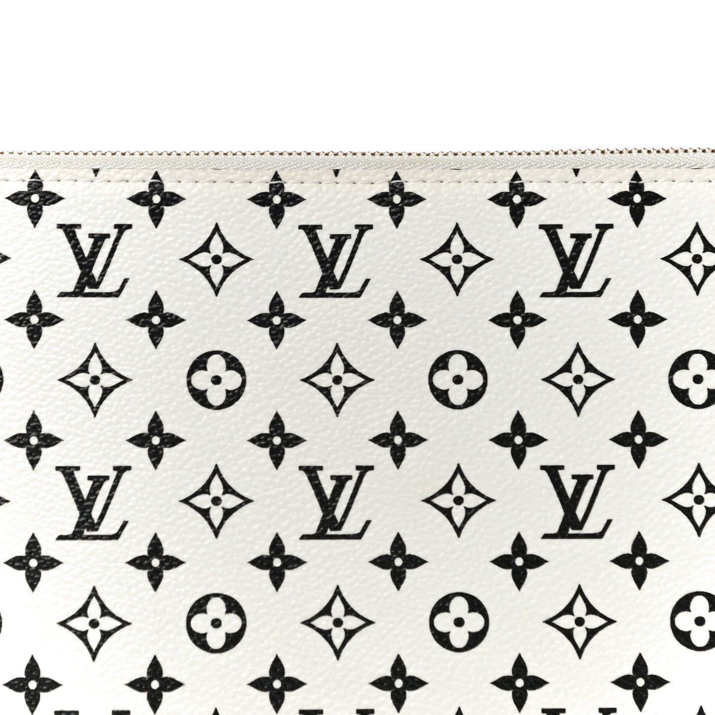 Monogram Giant Neverfull MM GM Pochette White