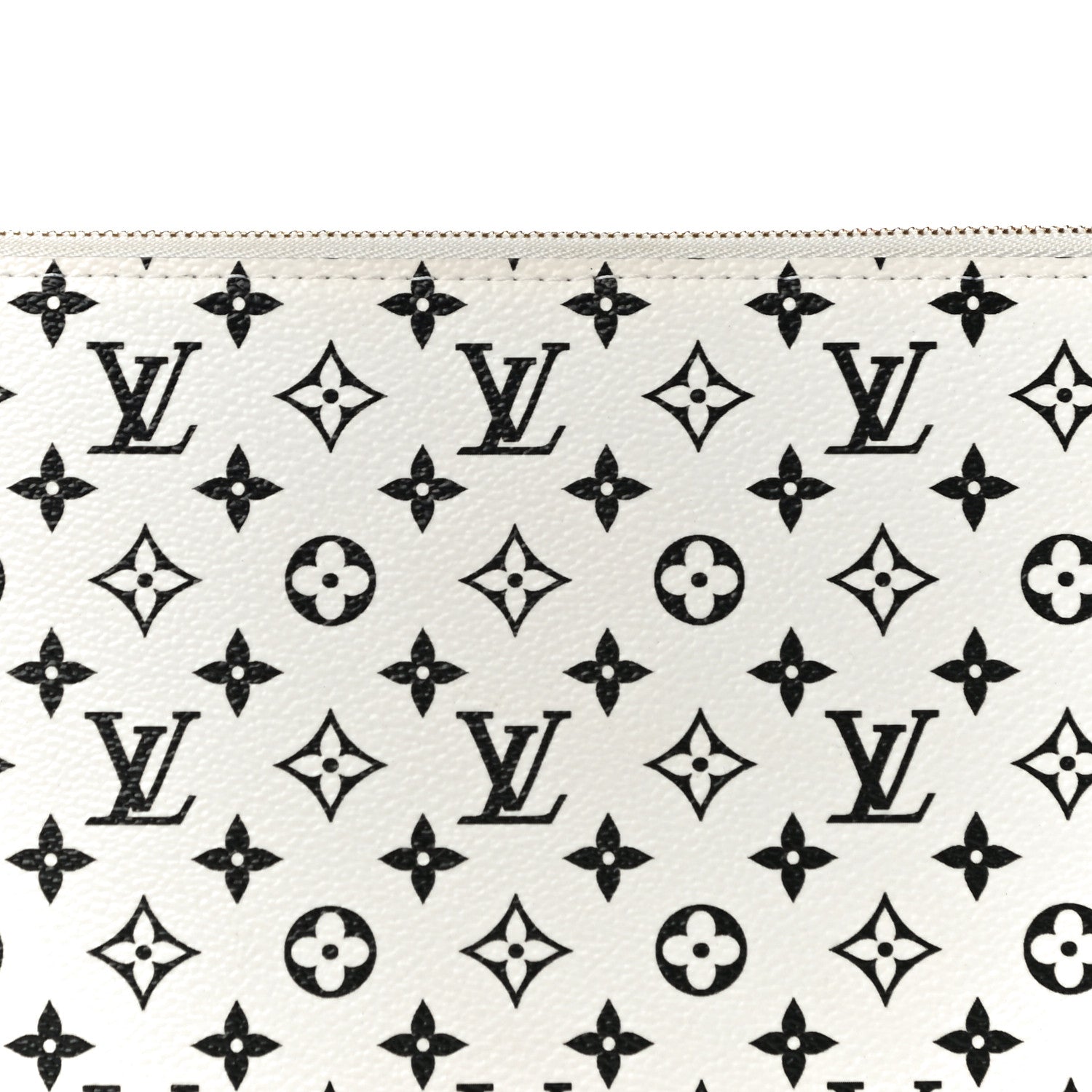 Louis Vuitton Monogram Giant Neverfull MM GM Pochette White 8 of 10