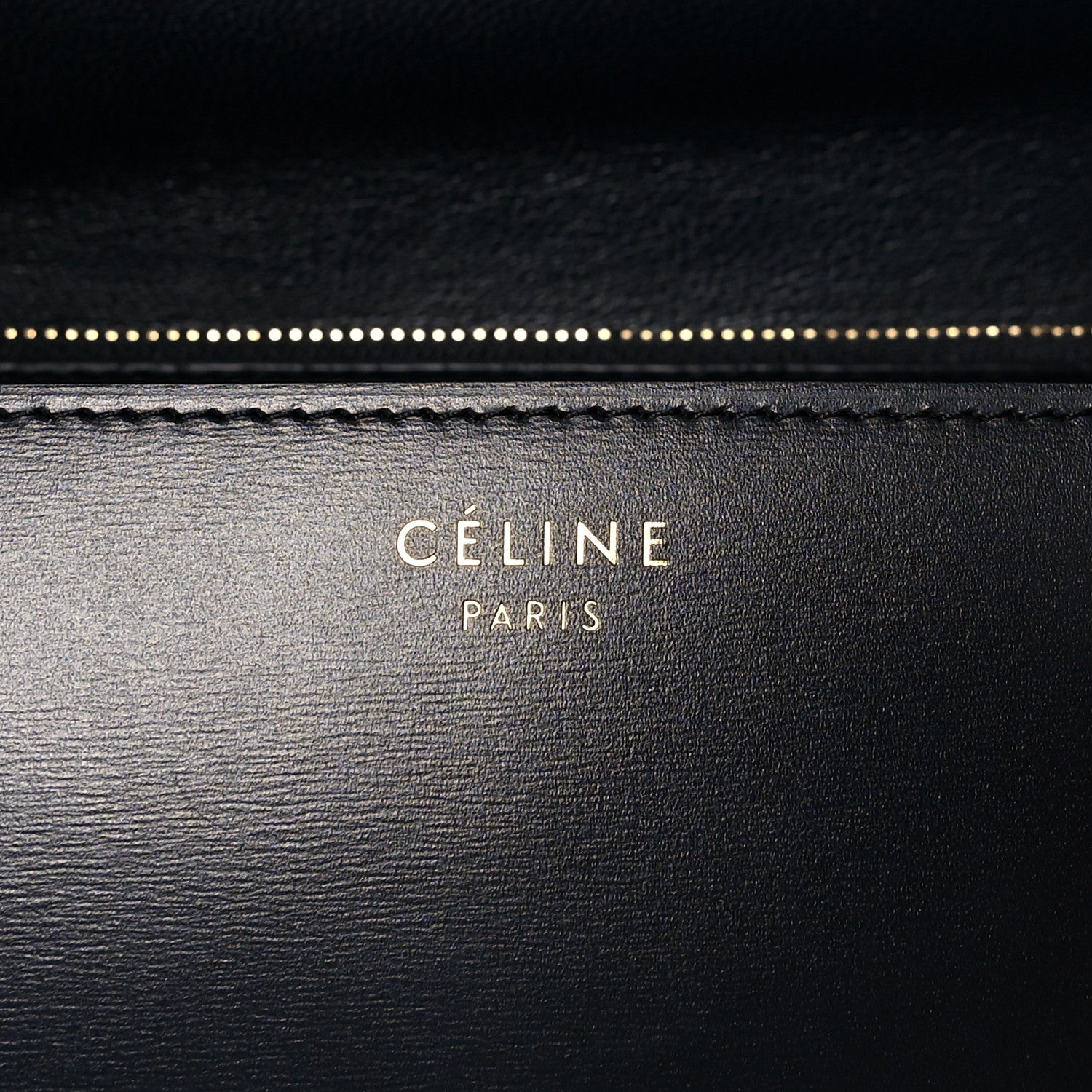 Celine Box Calfskin Medium Classic Box Flap Bag Navy 5 of 9