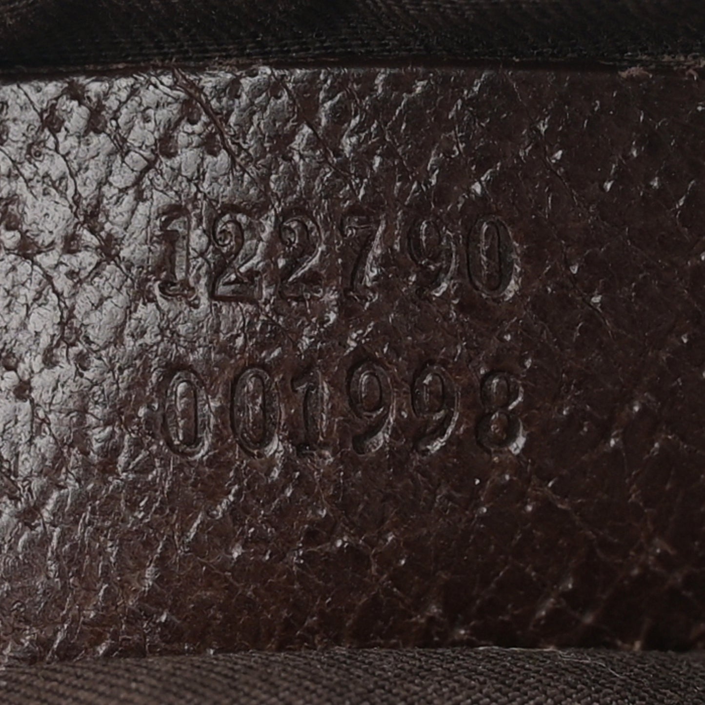 Monogram Web Medium Half Moon Hobo Dark Brown
