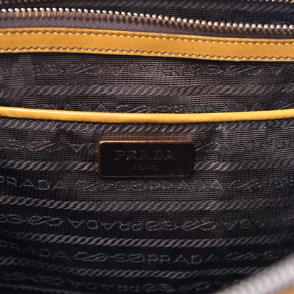 Prada Spazzolato Medium Double Zip Tote Sole Fume 6 of 17
