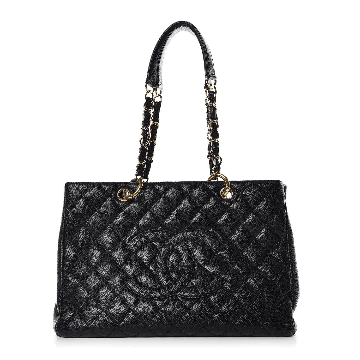 Chanel Caviar Quilted Grand Shopping Tote GST Black 1 of 23