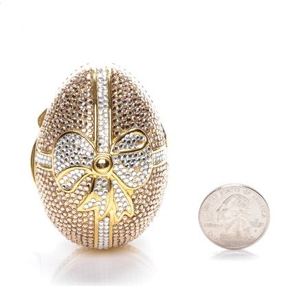 Judith Leiber Crystal Minaudiere Pill Case Gold 2 of 7