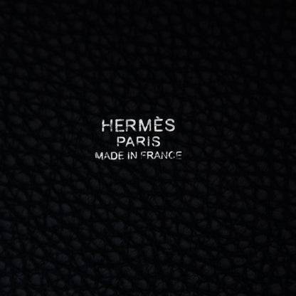 Hermes Taurillon Clemence Picotin Lock 26 GM Bleu Nuit 6 of 9