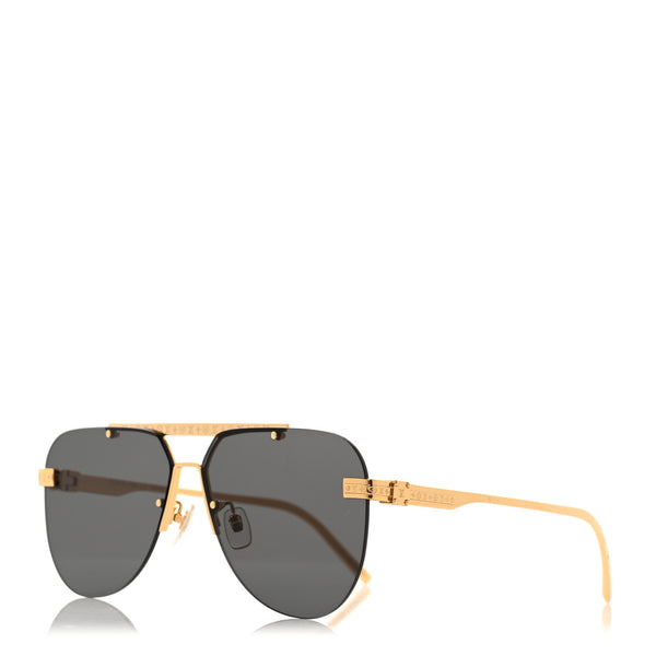 Louis Vuitton Metal LV Ash Sunglasses Z1261E Gold 1241814