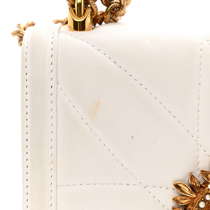 Dolce & Gabbana Calfskin Mini Devotion Crossbody Bag White 11 of 13