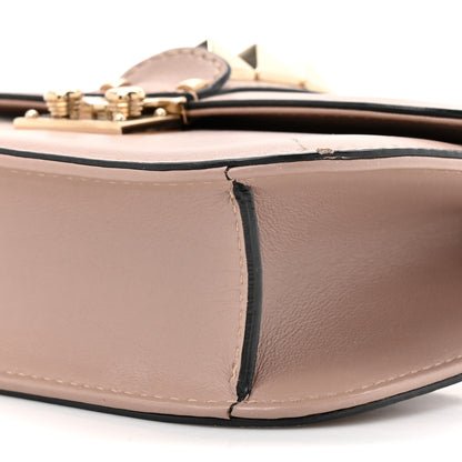 Valentino Garavani Vitello Small Glam Lock Rockstud Flap Poudre 7 of 14