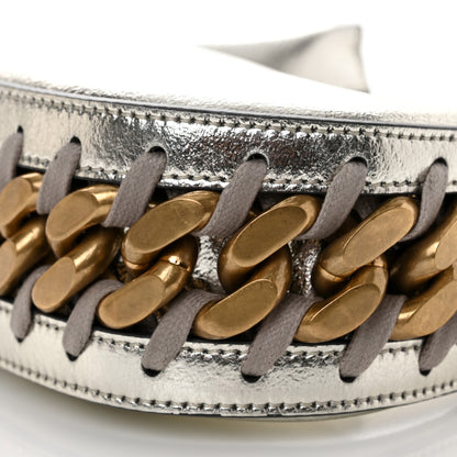 Stella McCartney Eco Alter Nappa Mini Frayme Shoulder Bag Silver 10 of 11