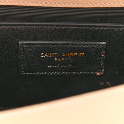 Saint Laurent Grain De Poudre Classic Kate Monogram Clutch Nude Powder 7 of 8