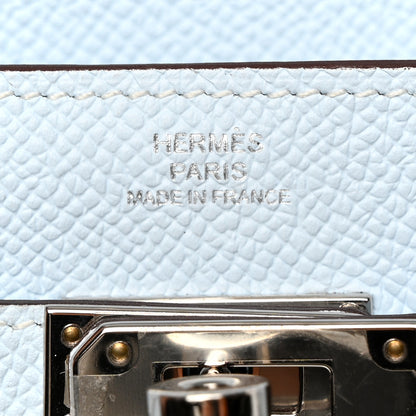 Hermes Epsom Kelly Wallet To Go Bleu Brume 6 of 10
