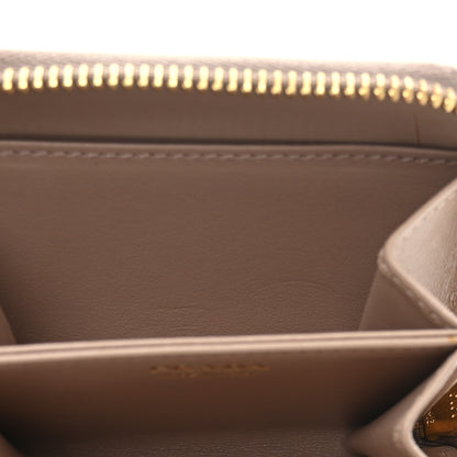Prada Vitello Move Zip Coin Purse Cammeo 6 of 6
