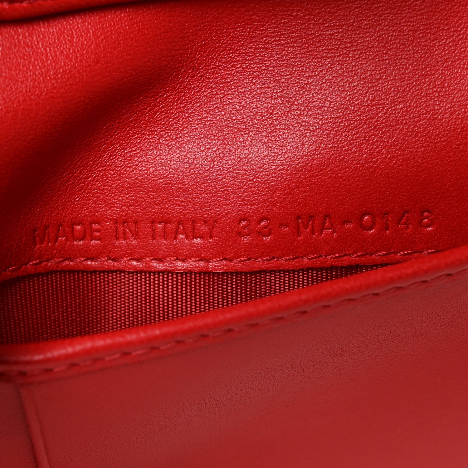 Christian Dior Lambskin Cannage Lady Dior Eden Wallet Rouge Vif 6 of 6