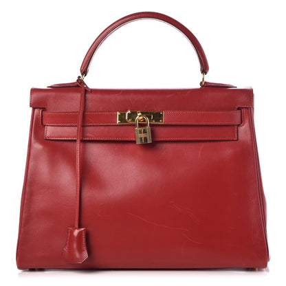 Hermes Box Kelly Retourne 28 Rouge Vif 1 of 41