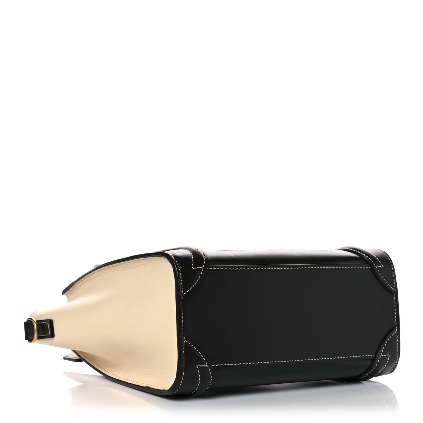 Satin Calfskin Nano Tri-Color Luggage Light Emerald