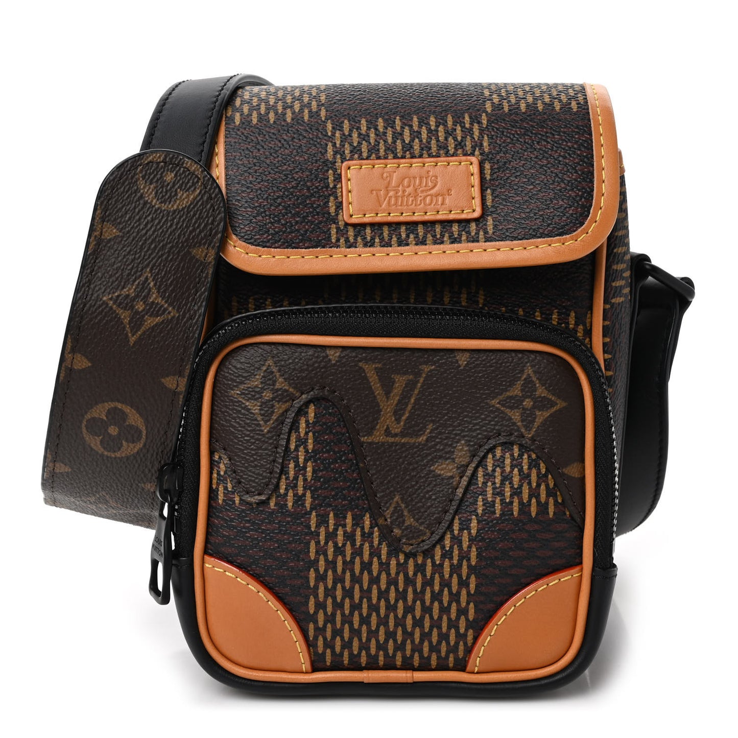 X NIGO Giant Damier Ebene Monogram Nano Amazone Messenger