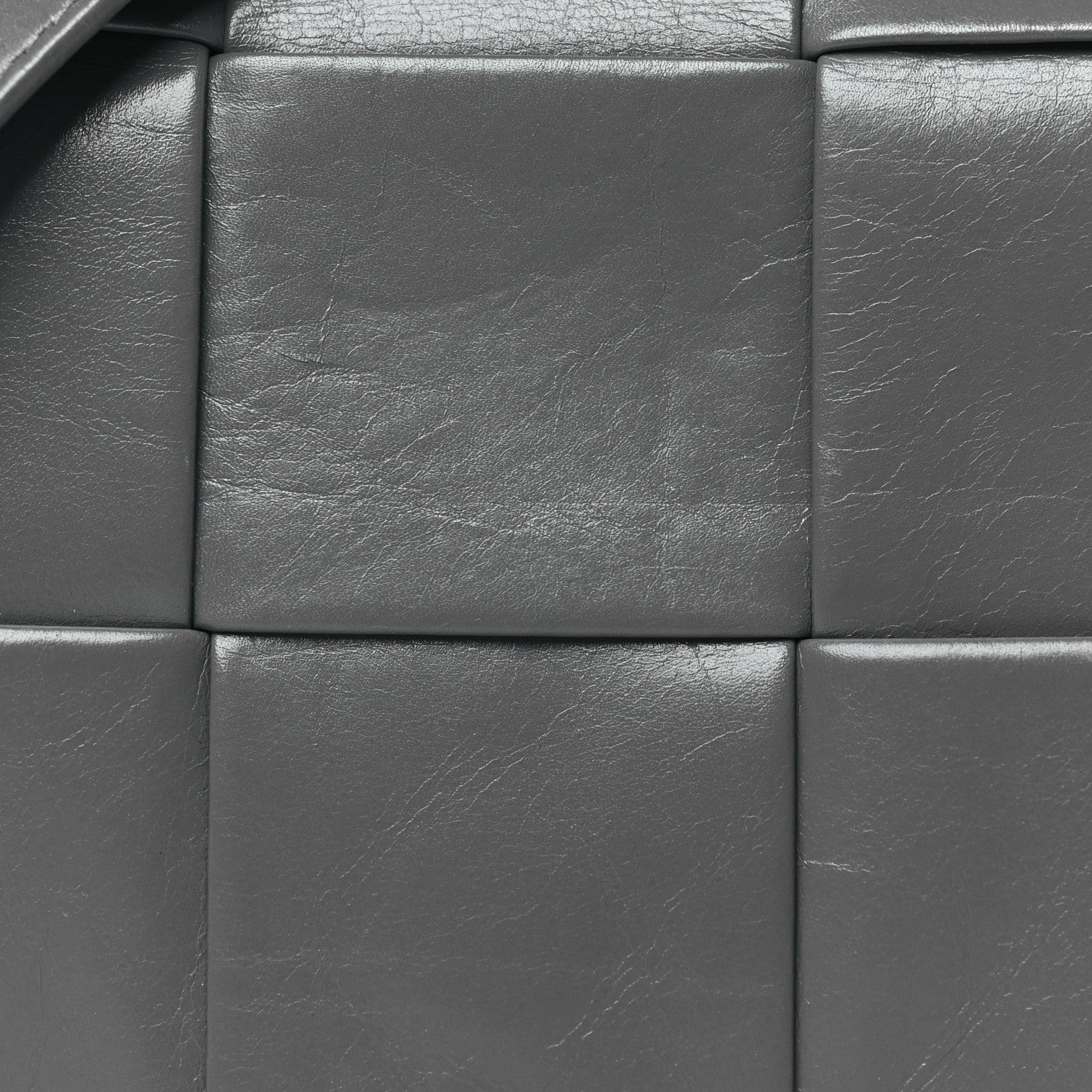 Bottega Veneta Lambskin Maxi Intreccio Candy Cassette Crossbody Bag Grey 8 of 10