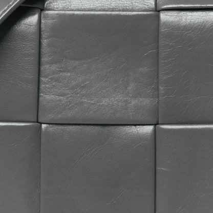 Bottega Veneta Lambskin Maxi Intreccio Candy Cassette Crossbody Bag Grey 8 of 10