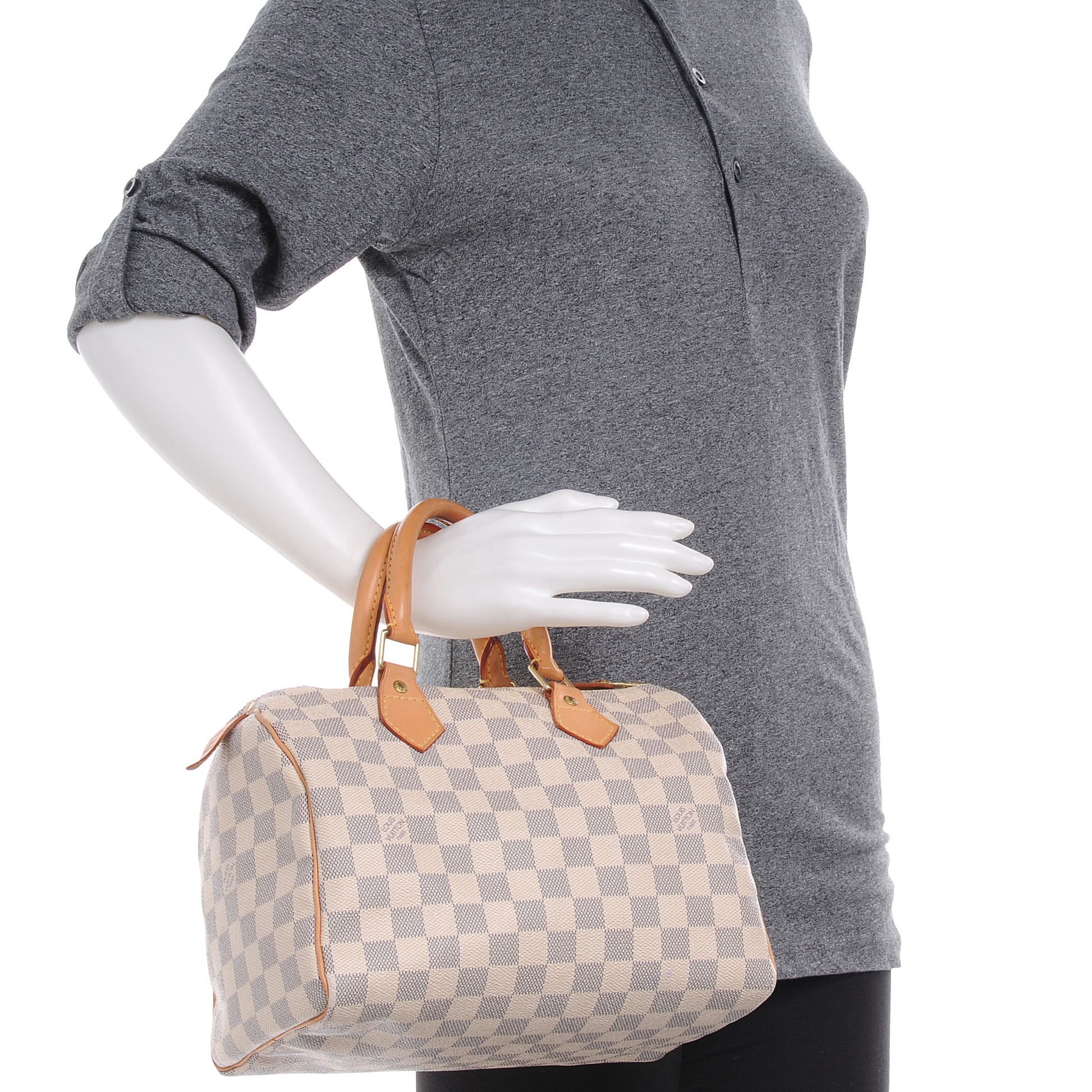 Louis Vuitton Damier Azur Speedy 25 2 of 7