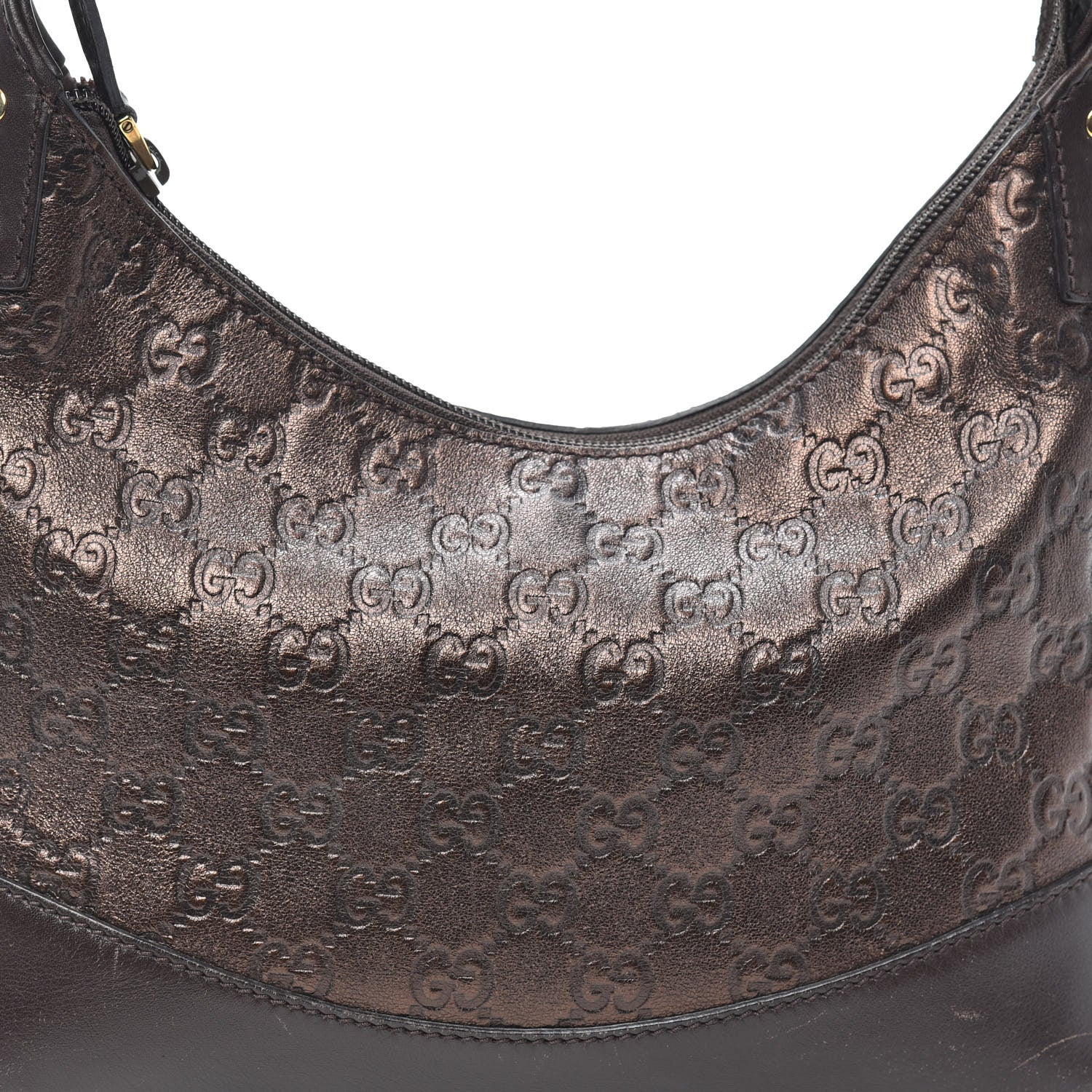 Gucci Guccissima Small Hobo Bronze 7 of 9