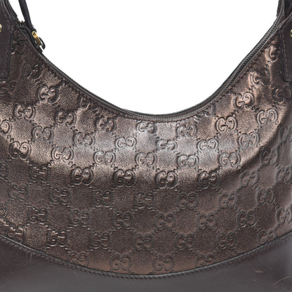 Gucci Guccissima Small Hobo Bronze 7 of 9