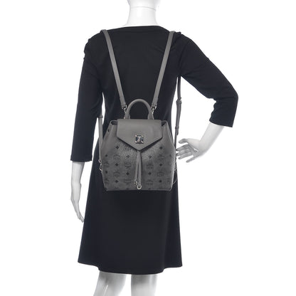 MCM Visetos Small Essential Backpack Grey 2 of 11