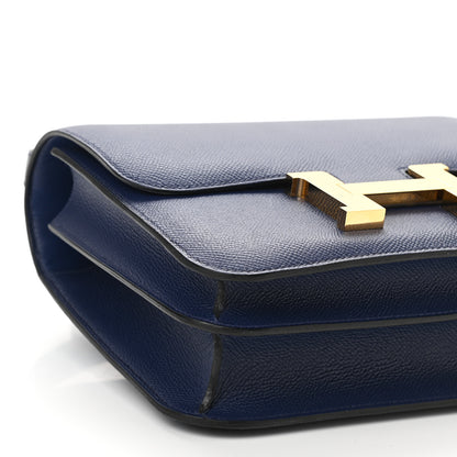 Hermes Epsom Constance 24 Bleu Saphir 9 of 11
