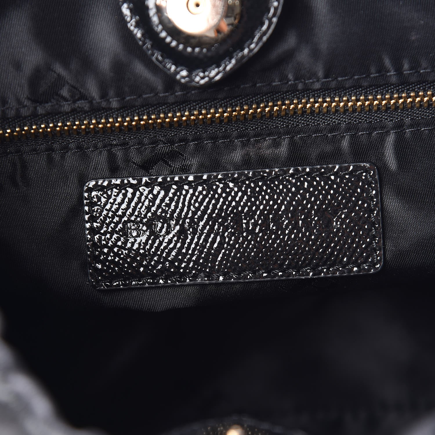 Burberry Patent Grained Calfskin Little Crush Black 6 of 8