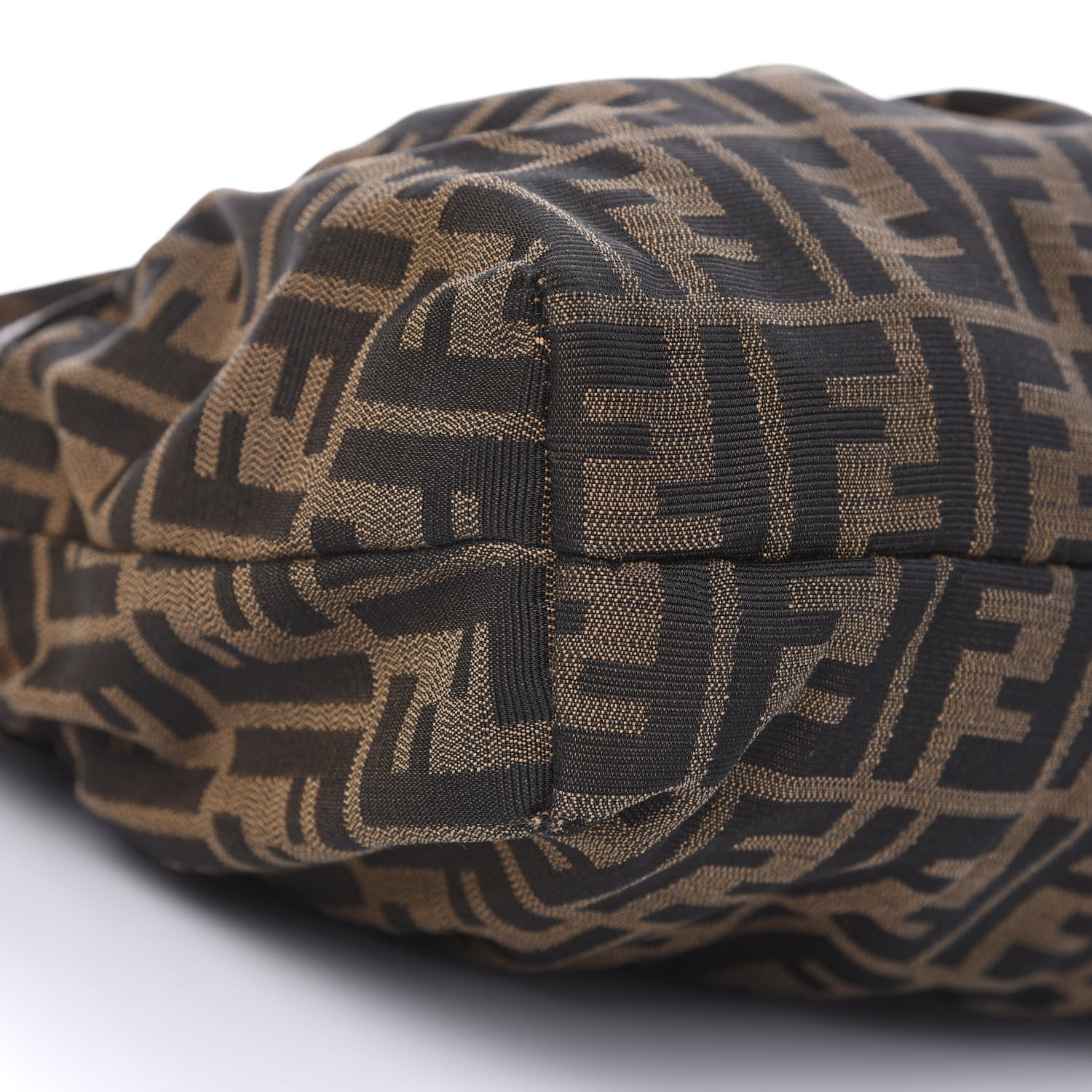 Fendi Zucca Cuoio Lucido Chef Hobo Tobacco Moro 15 of 17