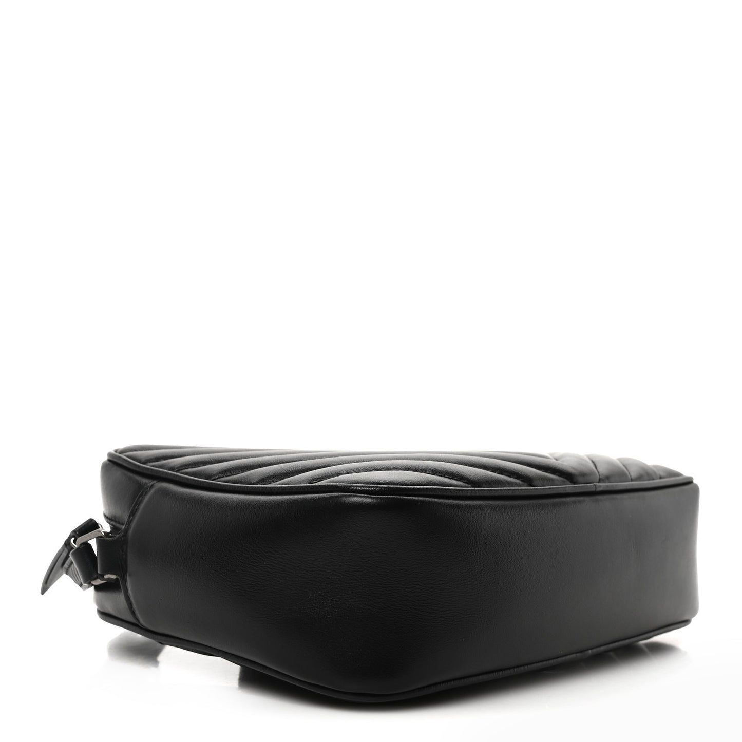 Calfskin Matelasse Monogram Lou Camera Bag Black