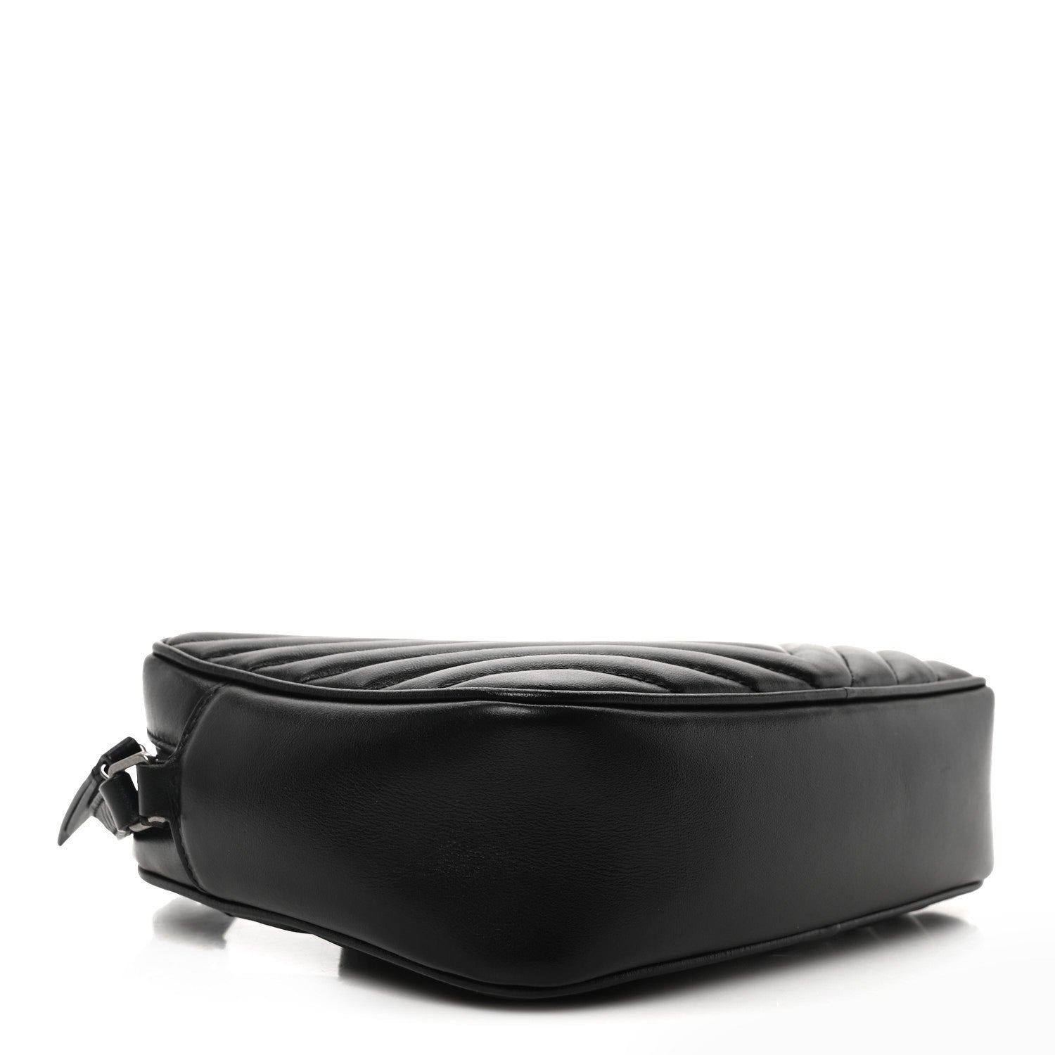 Saint Laurent Calfskin Matelasse Monogram Lou Camera Bag Black 4 of 10