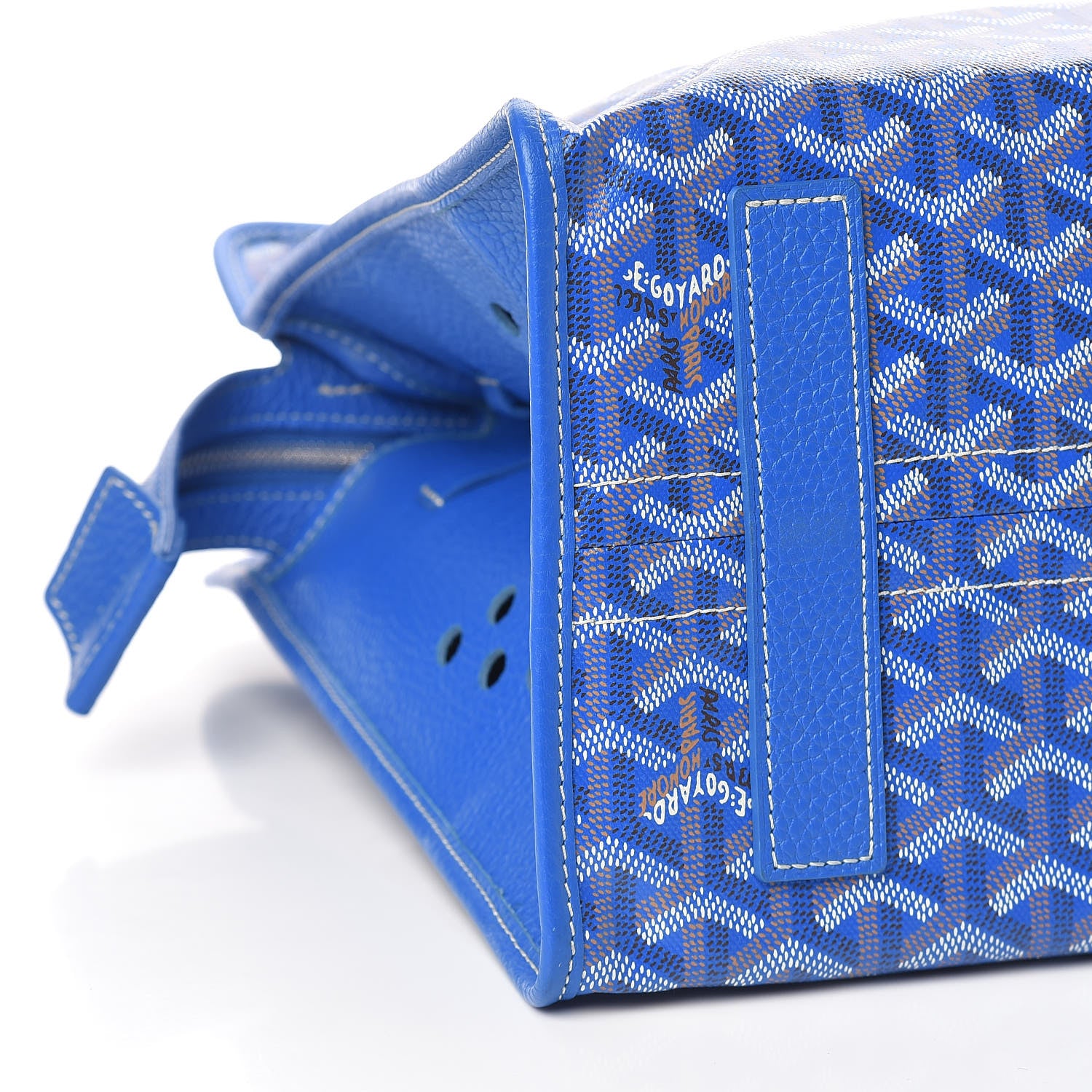 Goyard Goyardine Sac Hardy Pet Carrier PM Sky Blue 9 of 10