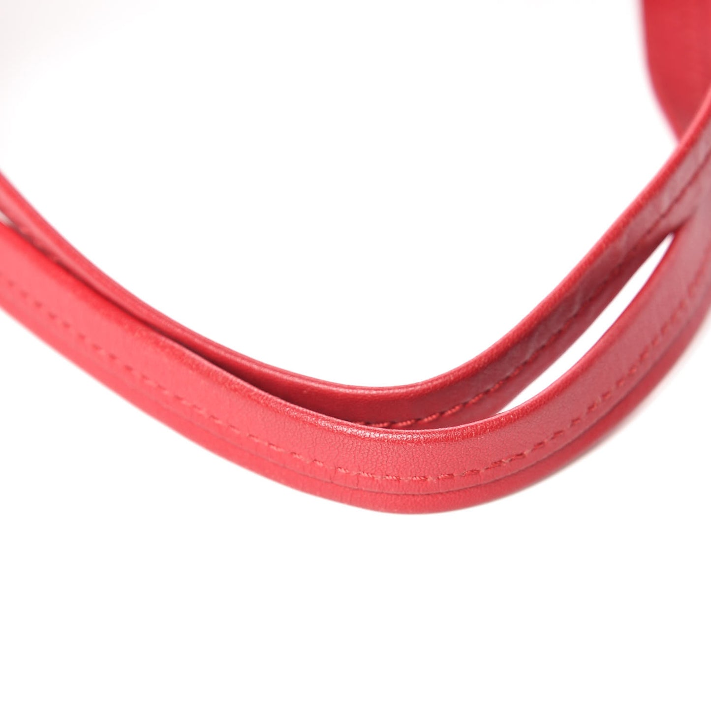Lambskin Horizontal Cabas Red