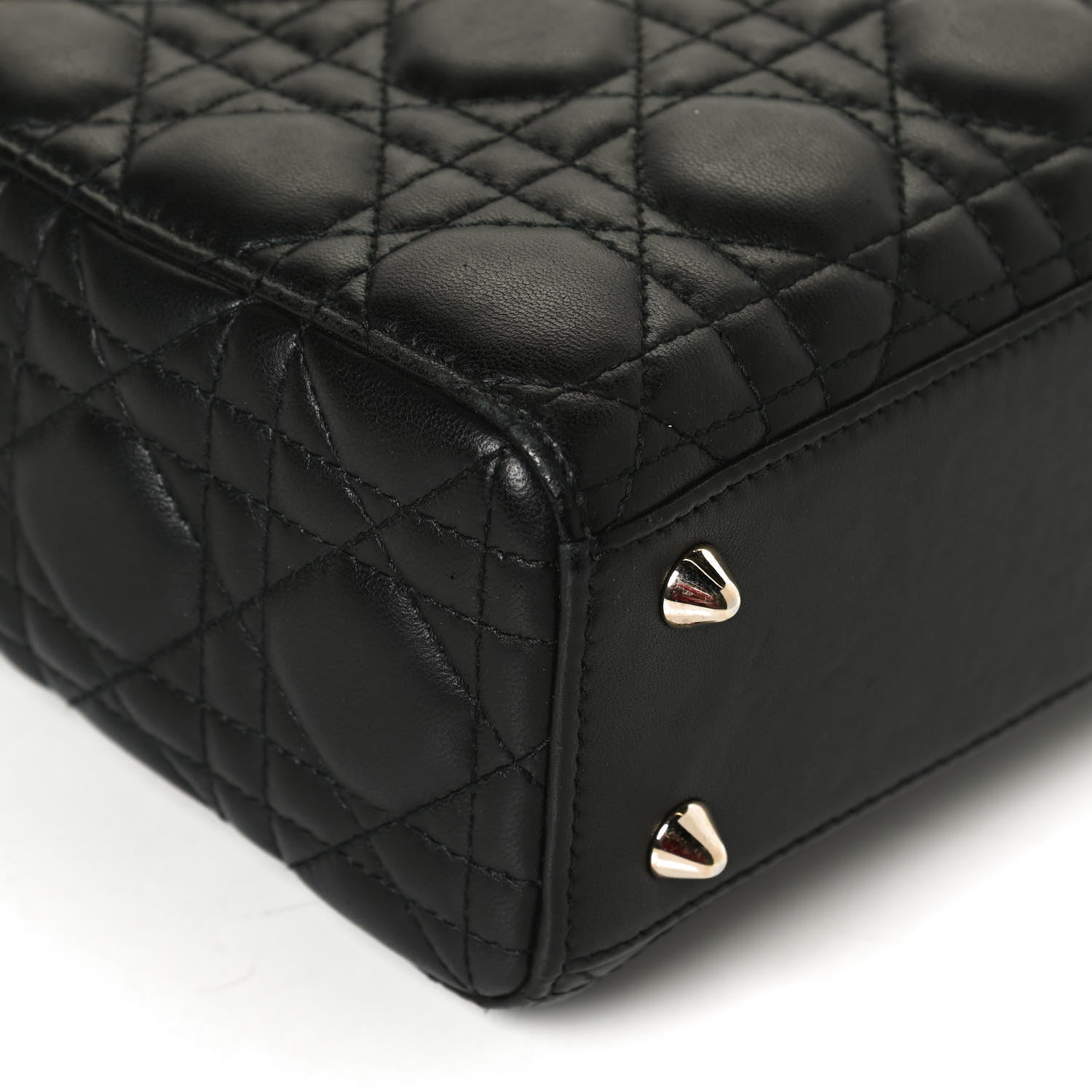 Christian Dior Lambskin Cannage Small Lucky Badges My Lady Dior Black 11 of 13