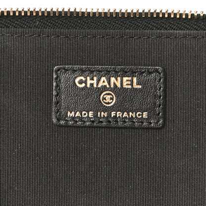Chanel Lambskin Quilted Small Top Handle Vanity Case With Chain Black 6 of 12